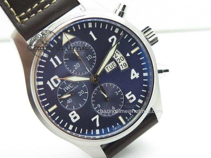 MIROTIME 0508 Pilot Chrono 377706 “Le Petit Prince” V6F Best Edition Blue Dial on Brown Leather Strap A Colorful 7387